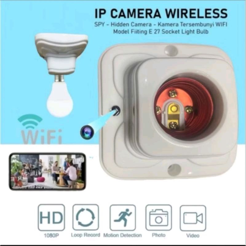 CCTV Mini Tersembunyi Tanpa Kabel Konek Hp Jarak Jauh Kamera Mini Kecil Pengintai SPY Camera Hidden 