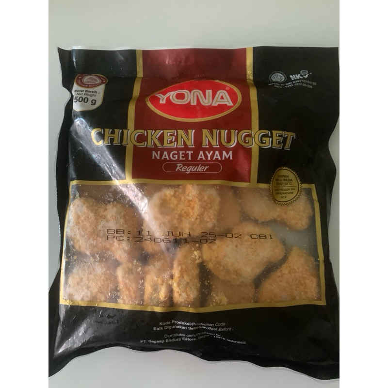 

yona nugget ayam reguler 500gr