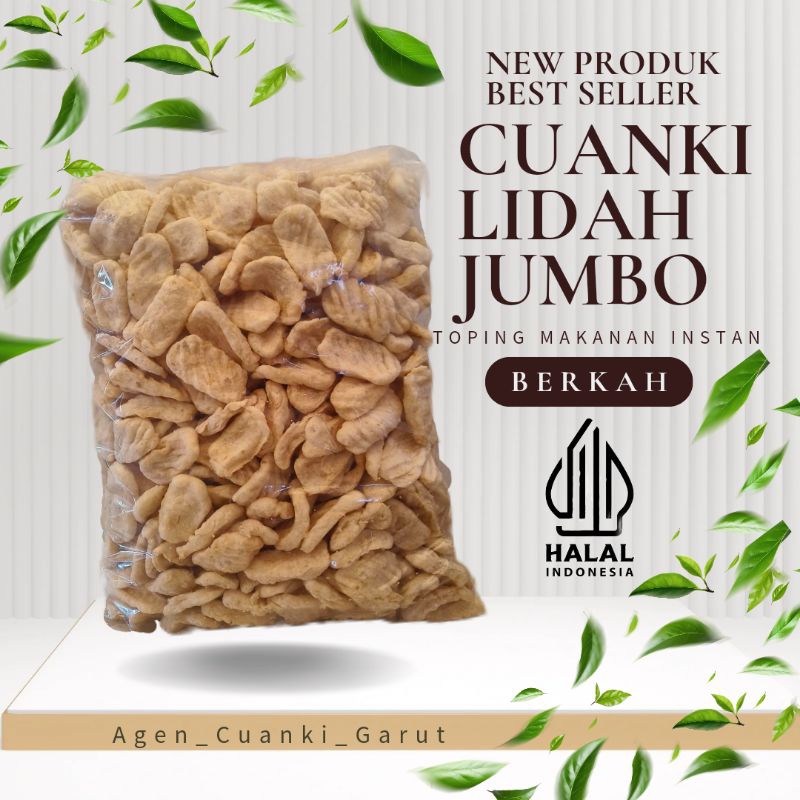 

Cuanki Lidah Jumbo isi 500pcs free kardus dan bubble
