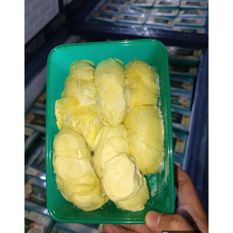 

DURIAN KUPAS MEDAN PREMIUM GREEN BOX 500 GR