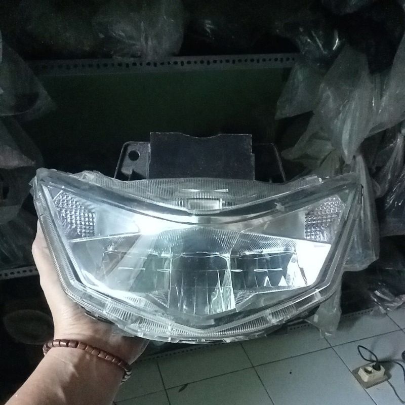 reflektor lampu depan beat led beat deluxe 2020 2023 original parts