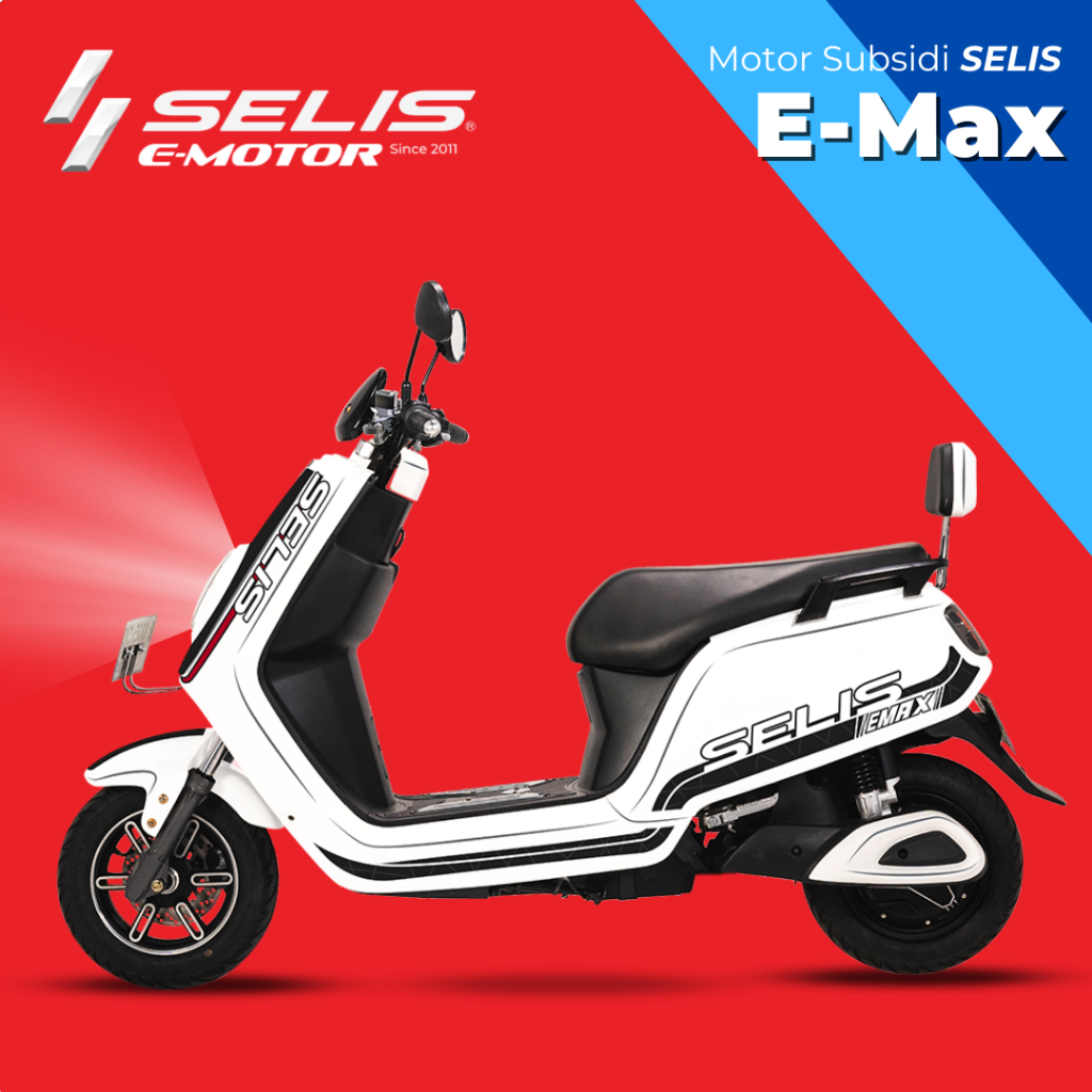 SELIS Motor Listrik Emax - Battery Single Lithium - Jabodetabek