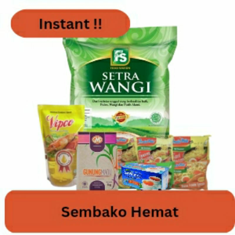 

Sembako Hemat 5 in 1 Setra wangi