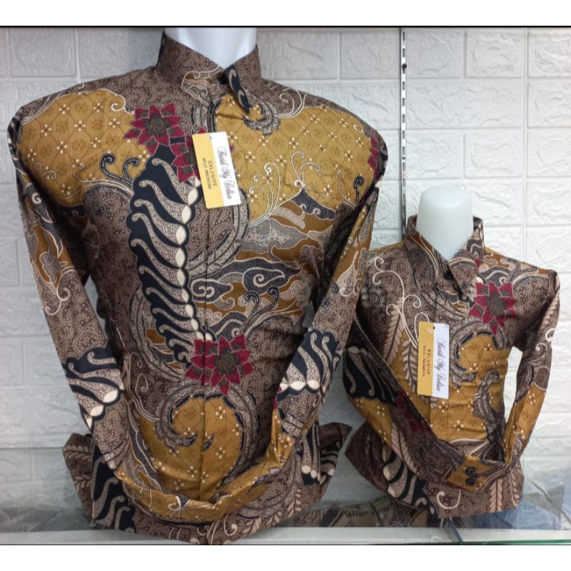 batik couple ayah dan anak laki2 D101