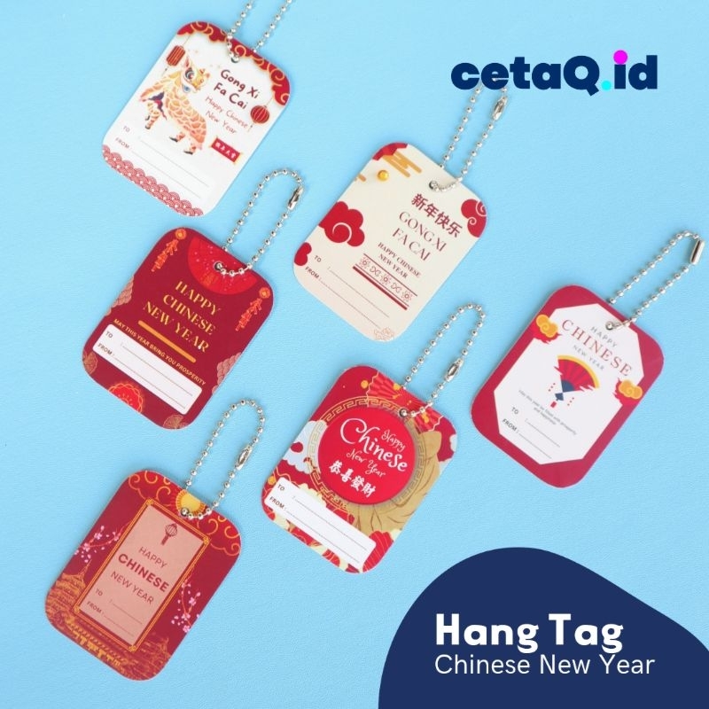 

Hang Tag Imlek, Hangtag Chinese New Year, Handtag CNY FREE Tali Rantai Biji Lada