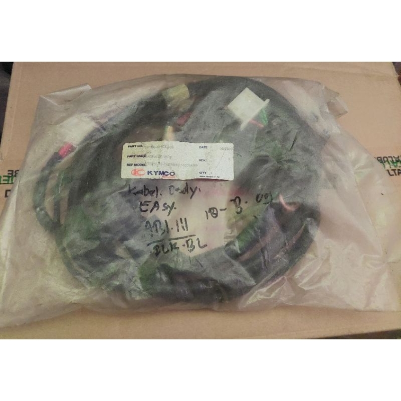 kabel body wire harnes kymco easy 100 original baru nos.