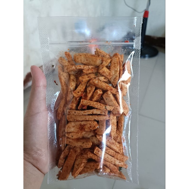 

Baseng Daun Jeruk gemes /Basreng gurih renyah /50 gram