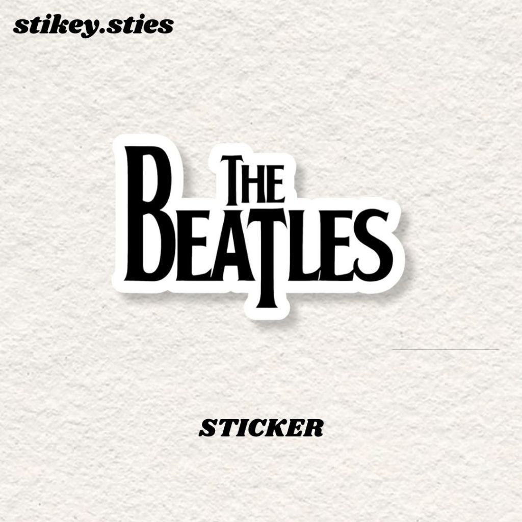 

STICKER BAND THE BEATLES AESTHETIC BRAND ANTI AIR VINYL / STIKER HELM LAPTOP HP MOTOR TUMBLR TAS KOPER