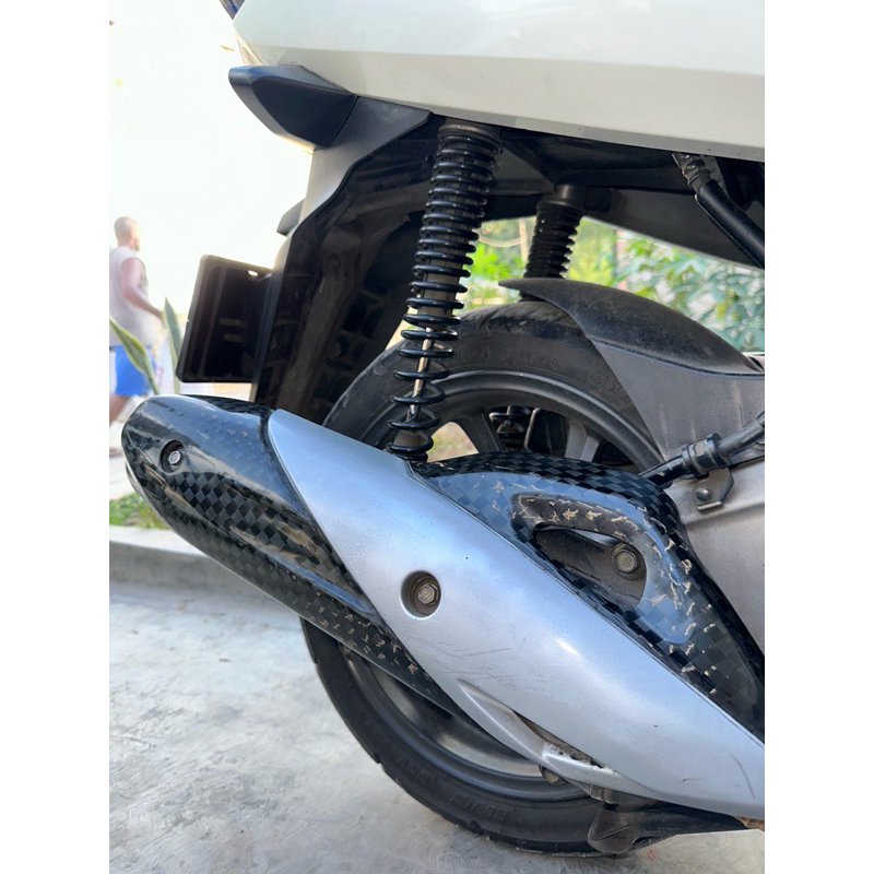 COVER KNALPOT PCX 150 CARBON KEVLAR