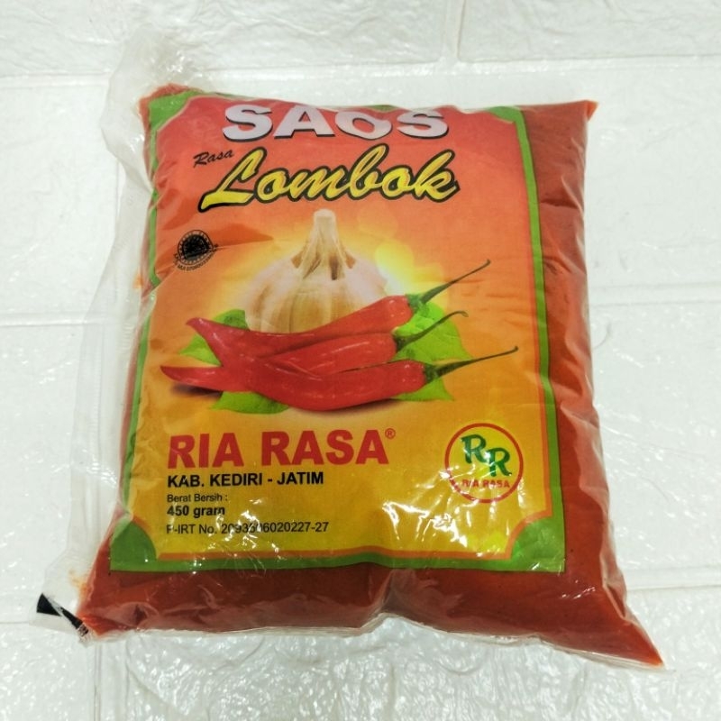 

2 bungkus sambal lombok - saos lombok kemasan 450 gram
