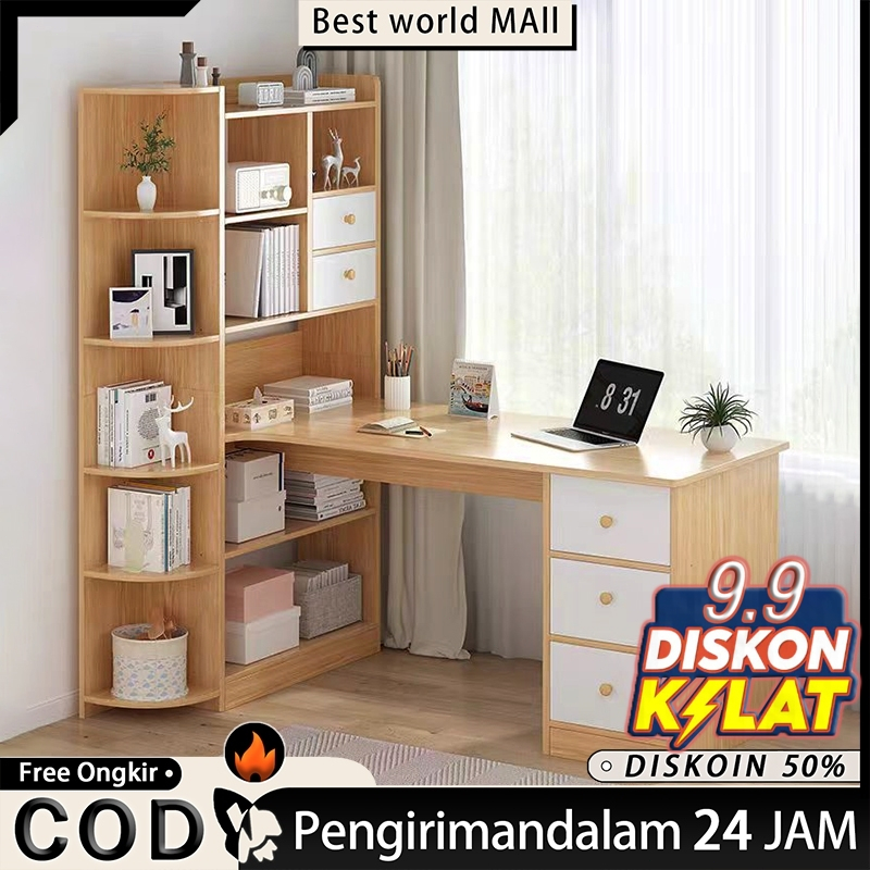 Meja Belajar Kayu Set Kursi Meja Komputer Meja Belajar Minimalis Meja Kerja Meja Laptop Minimalis