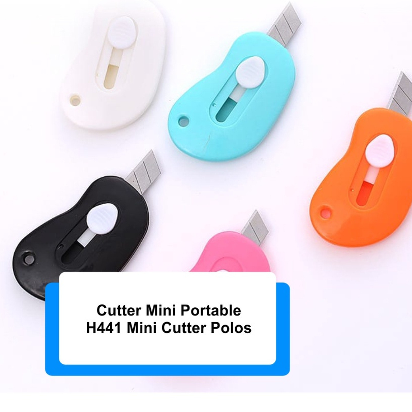 

Cutter Mini Portable Mini Cutter Polos Travel Kit Pemotong Kertas