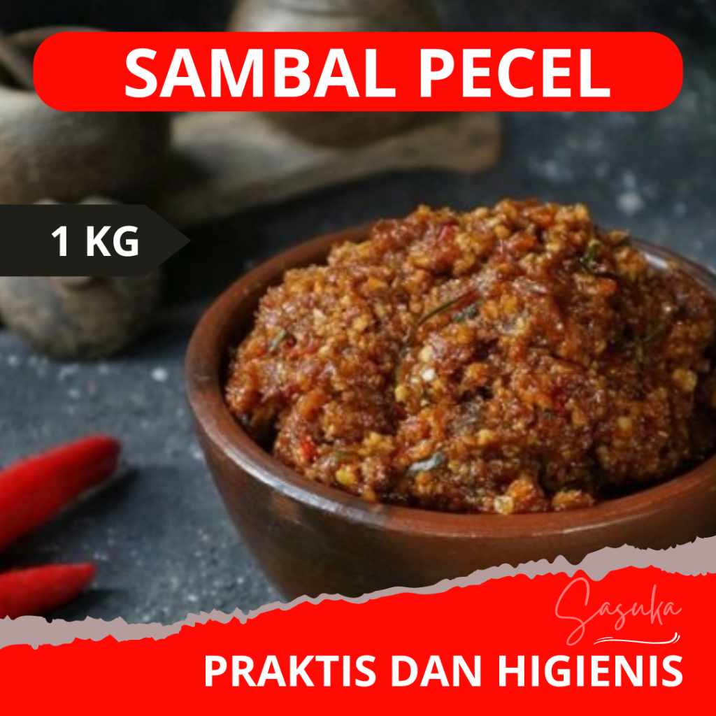 

Bumbu Pecel Praktis Higienis 1 kg asli Kudus Sambal Kacang Asli Tanpa Bahan Pengawet | SASUKA
