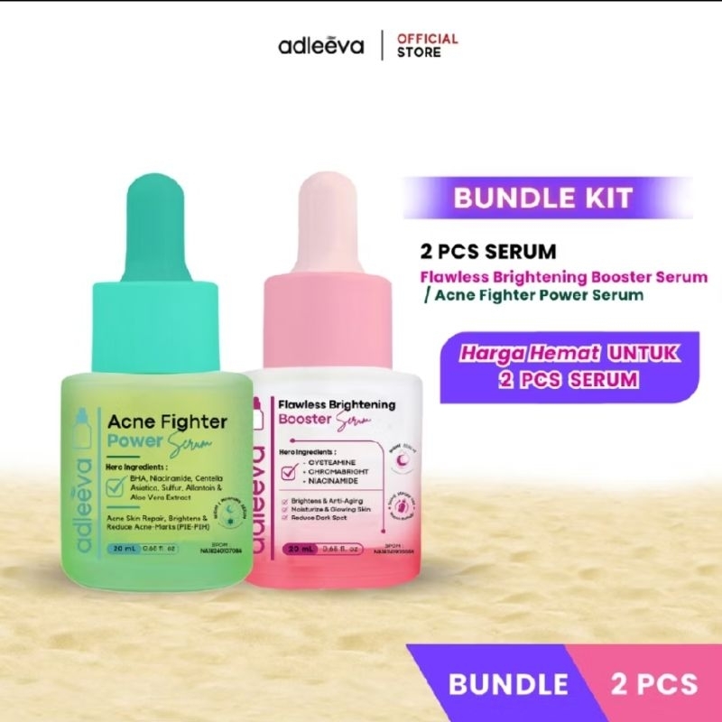 BUNDLE 2PCS SERUM ADLEEVA BY ADEEVA SKINCARE