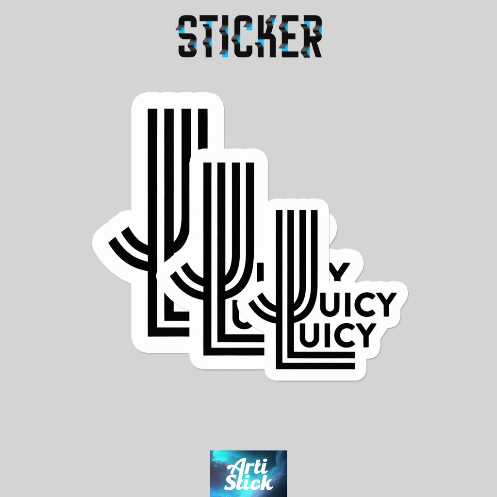 

(3 PCS) Sticker Band Series JUICY LUICY | Vinyl Laminasi anti air | ArtiStick Merch