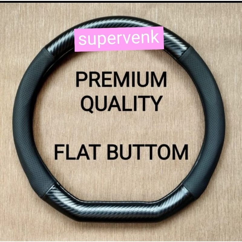 sarung cover stir carbon kulit BYD M6 premium quality