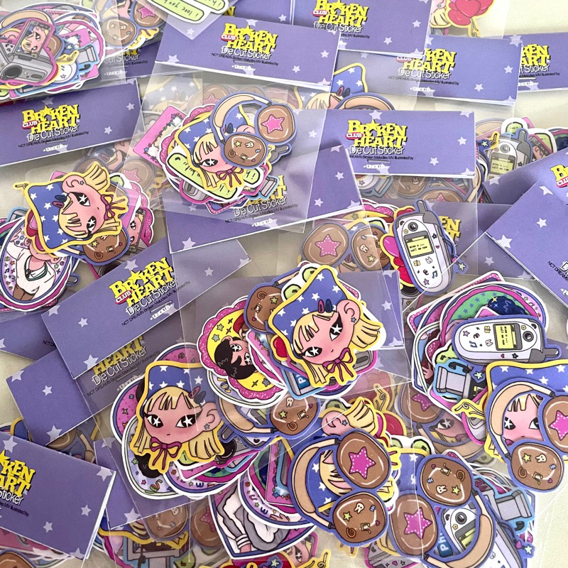 

Broken Heart Club Series | Sticker Pack | Keychain