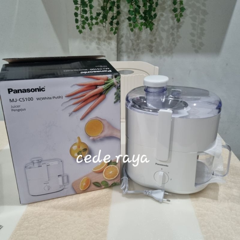 juicer buah panasonic pisah ampas mj - cs 100
