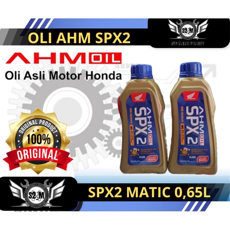 Oli Motor Honda Matic Spx2 0,65L Original Oli Spx2 Matic Oli Motor Matic