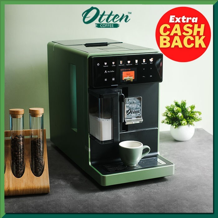 Otten - Excellente Smart Automatic Espresso Coffee Machine (Green) - Mesin Kopi Espresso Otomatis