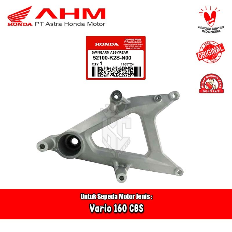 Swing Arm Assy Garpu Honda Vario 160 CBS Original AHM 52100-K2S-N00