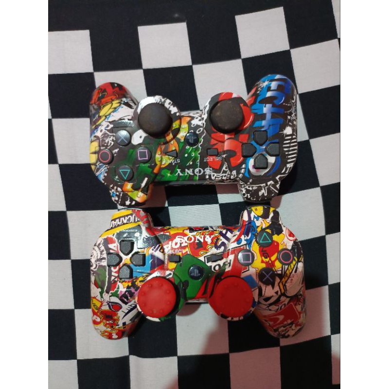 (2 STICK) Stick Ps3 wireless PlayStation 3 + Kabel Charger [ Stick Ps3 Murah ]