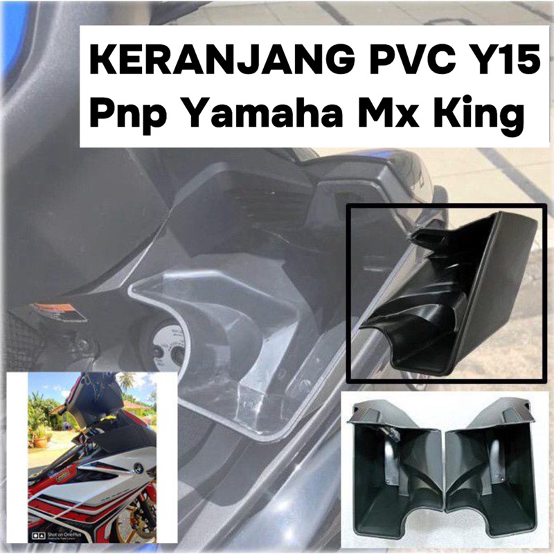 KERANJANG SAMPING YAMAHA MX KING SET KANAN KIRI KERANJANG PLASTIK PVC  Y15ZR