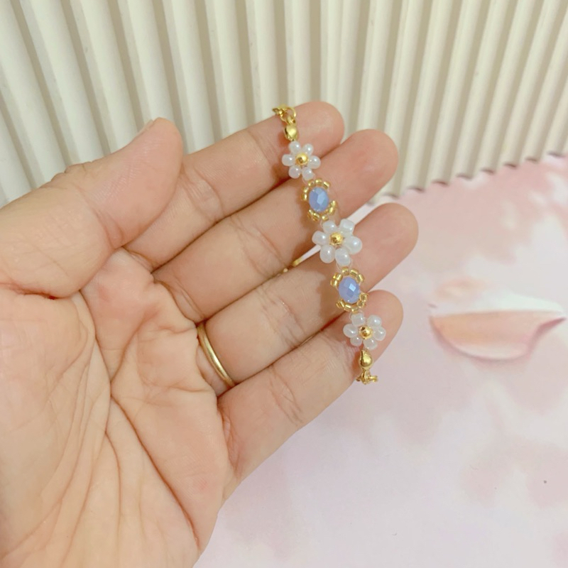 Gelang Daisy Titanium Rantai Daisy bracelet Gelang Titanium Gelang Handmade