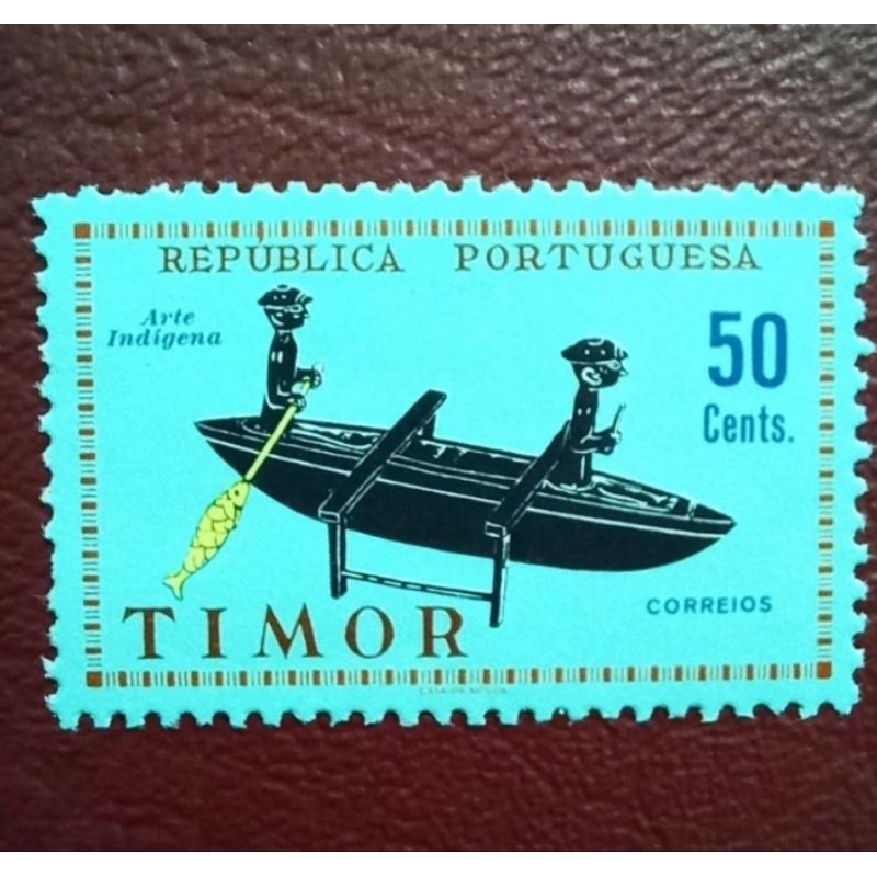 

Perangko Langka / Prangko Portugis Timor 50 cents Perahu