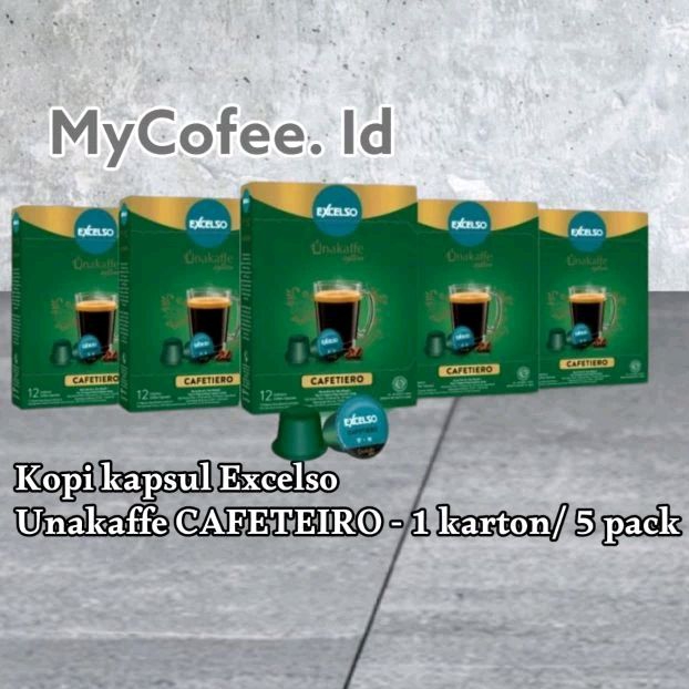 

Kopi Kapsul Excelso Unakaffe Cafeteiro- 5pack