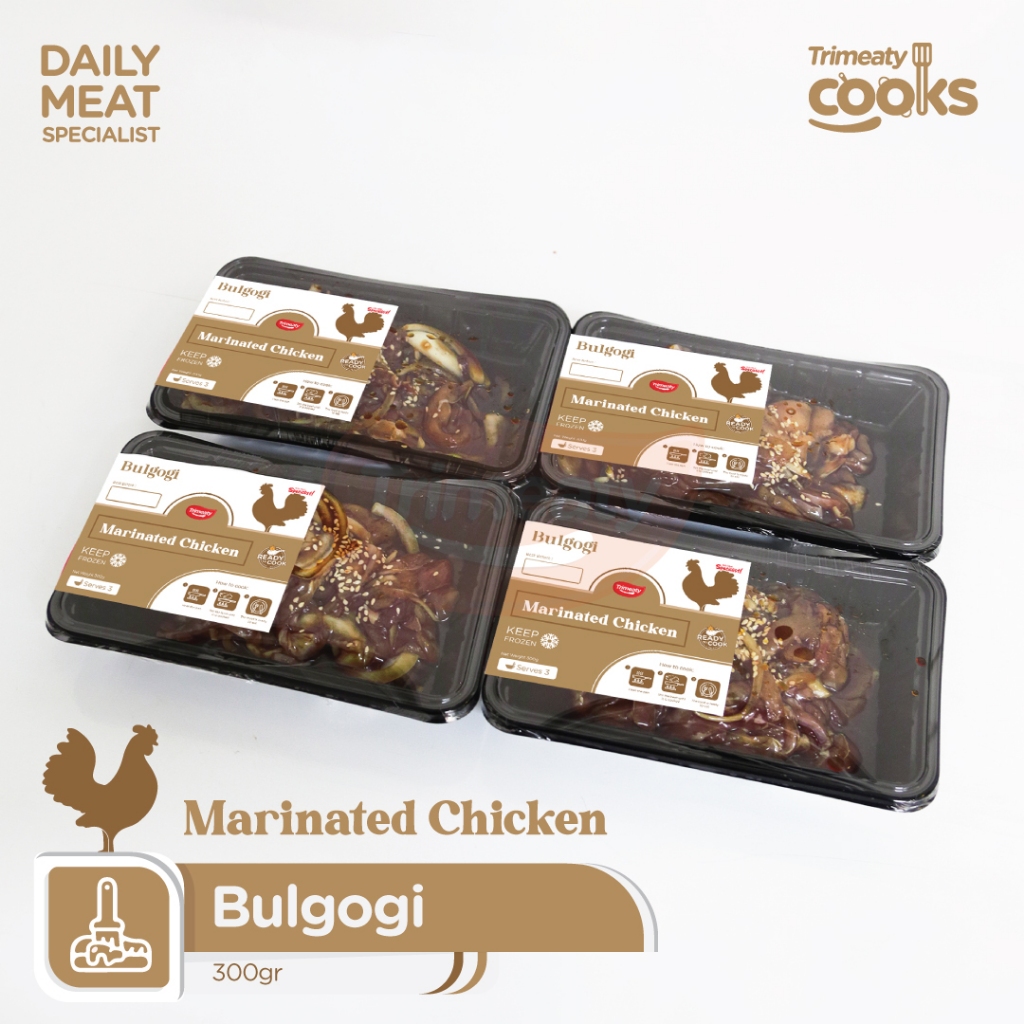 

Bulgogi Marinated Chicken / Slice Ayam Marinasi Bulgogi / Ready to Cook 320gr