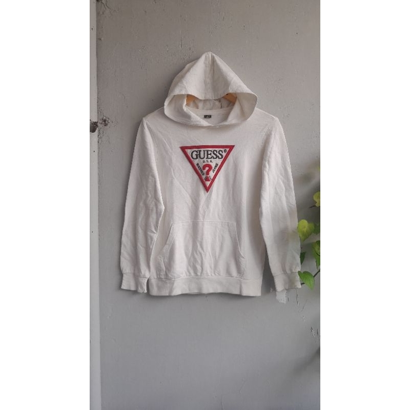 hoodie guess putih