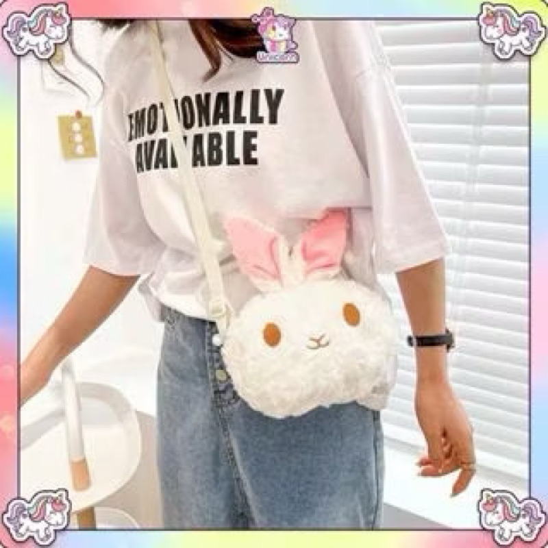TERBARU Tas Kelinci / tas boneka kelinci / Tas kepala kelinci / tas viral