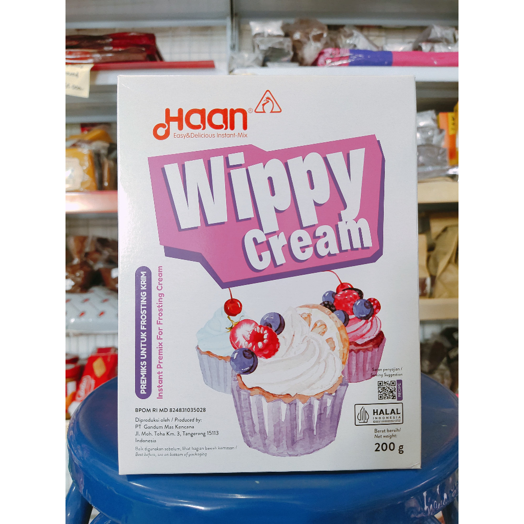 

WIPPY / WHIPPING / WHIPPED CREAM BUBUK HAAN 200 GRAM