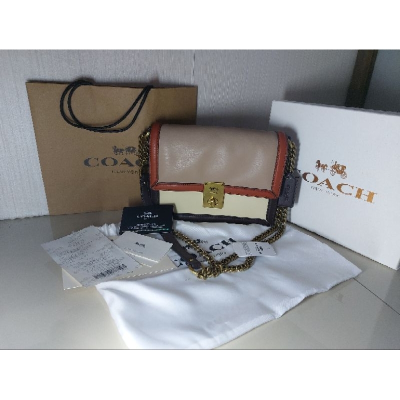 SALE Coach Hutton shoulder bag- Brown