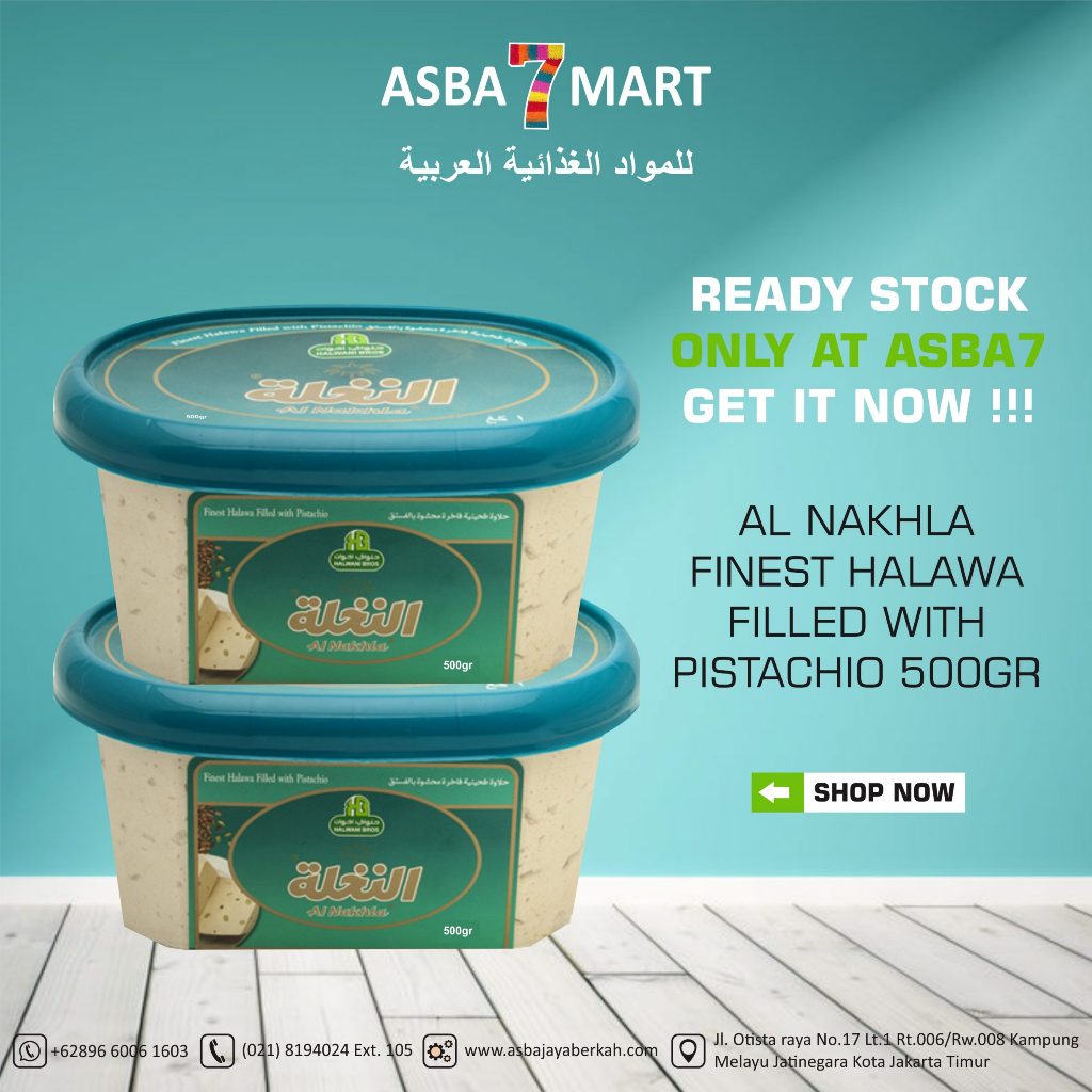 

AL NAKHLA HALAWA FILLED PISTACHIO 500GR
