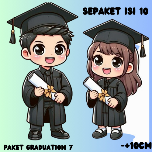 

Graduation isi 10pcs/ Topper Wisuda / Topper Termurah / Topper Buket