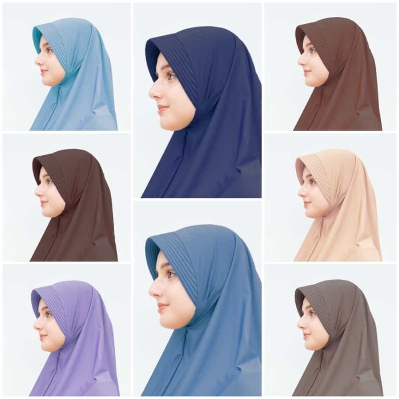Hijab Hamidah Bergo Pet Oval