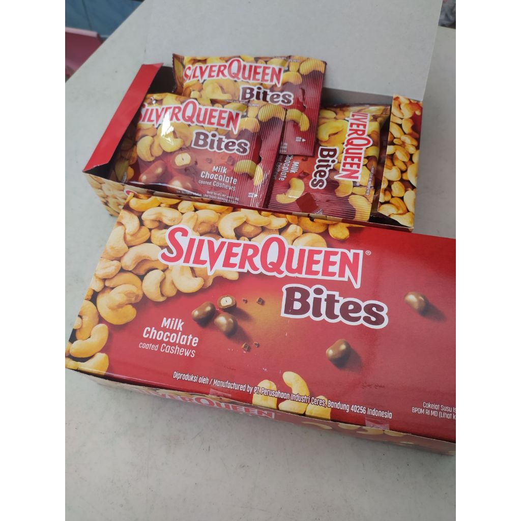 

Silverqueen Bites Mede box ~ isi 12 pcs @30gram