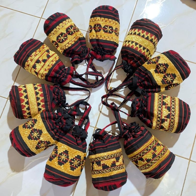 JAMAJAGHI - Tas Serut Motif Tapis Lampung Asli Sulam Tangan