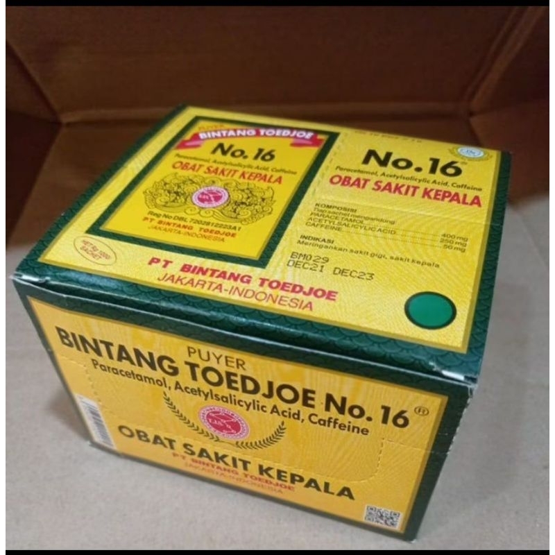 Puyer 16 bintang toedjoe