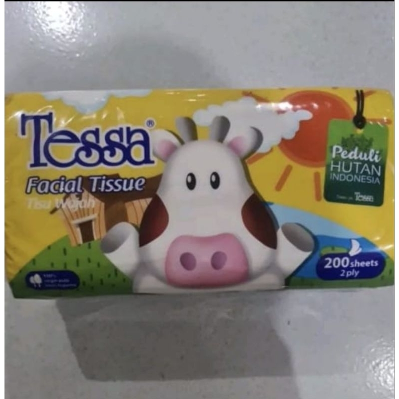 Tisu tessa 200 sheets x 2 ply