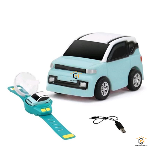Mainan Anak Aksesoris Jam Tangan Mobil Mobilan Remot Control Car Watch Mini RC Hadiah High Quality