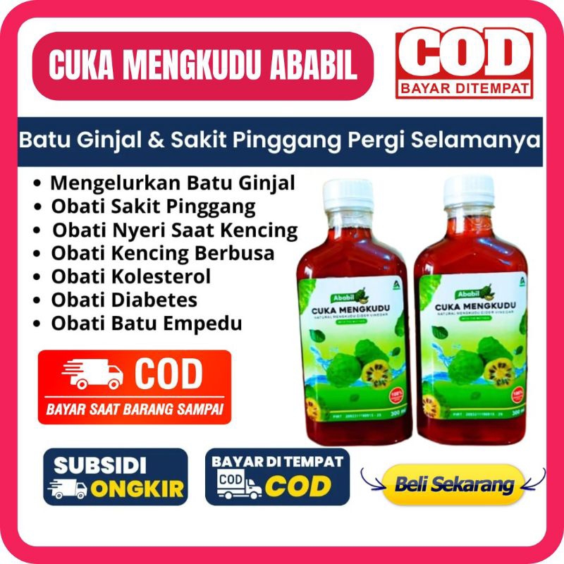 

CUKA MENGKUDU ABABIL 300 ML - CUKA MENGKUDU ORIGINAL CUKA ABABIL HANCURKAN BATU GINJAL, KANKER, KISTA, TUMOR DAN BENJOLAN