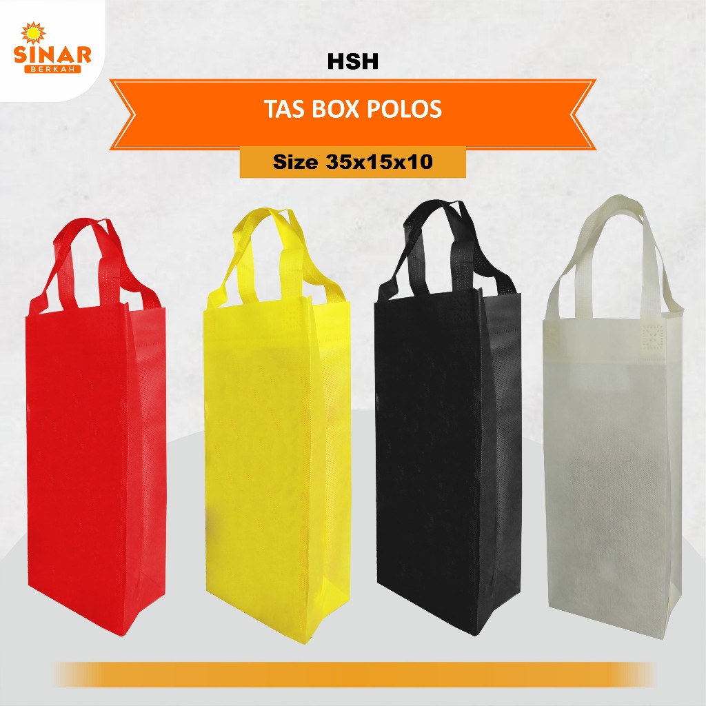 

[BISA DISABLON] Tas Souvenir Botol |Tas Event| Tas Promosi Tas Packaging Spunbond| Uk 35x15x10