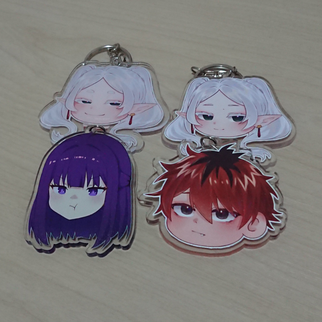 Gantungan Kunci Anime Sousou no Frieren -  Keychain Anime Frieren
