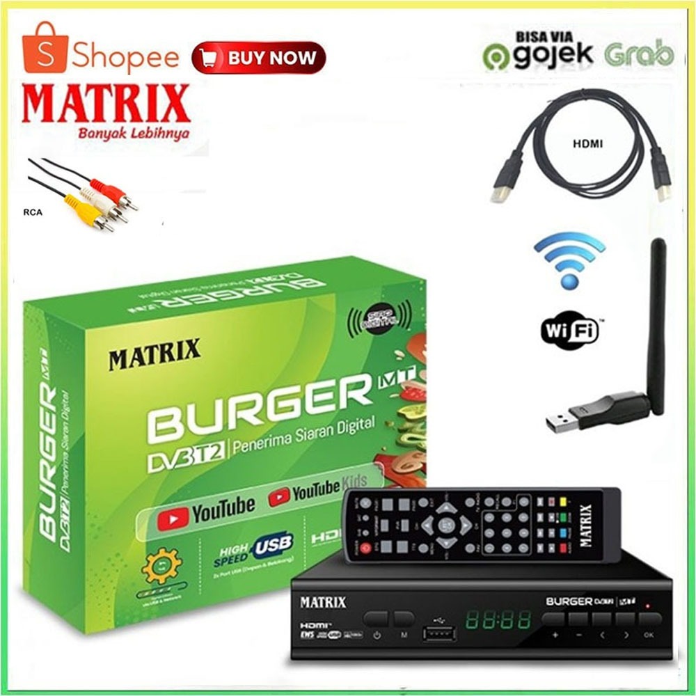 Matrix Set Top Box TV Digital untuk TV Tabung dan TV LED