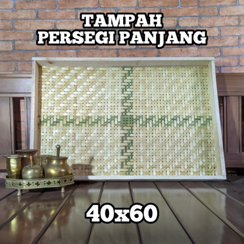 tampah kotak/ayakan bambu/tampah bambu/saringan bambu Brkh