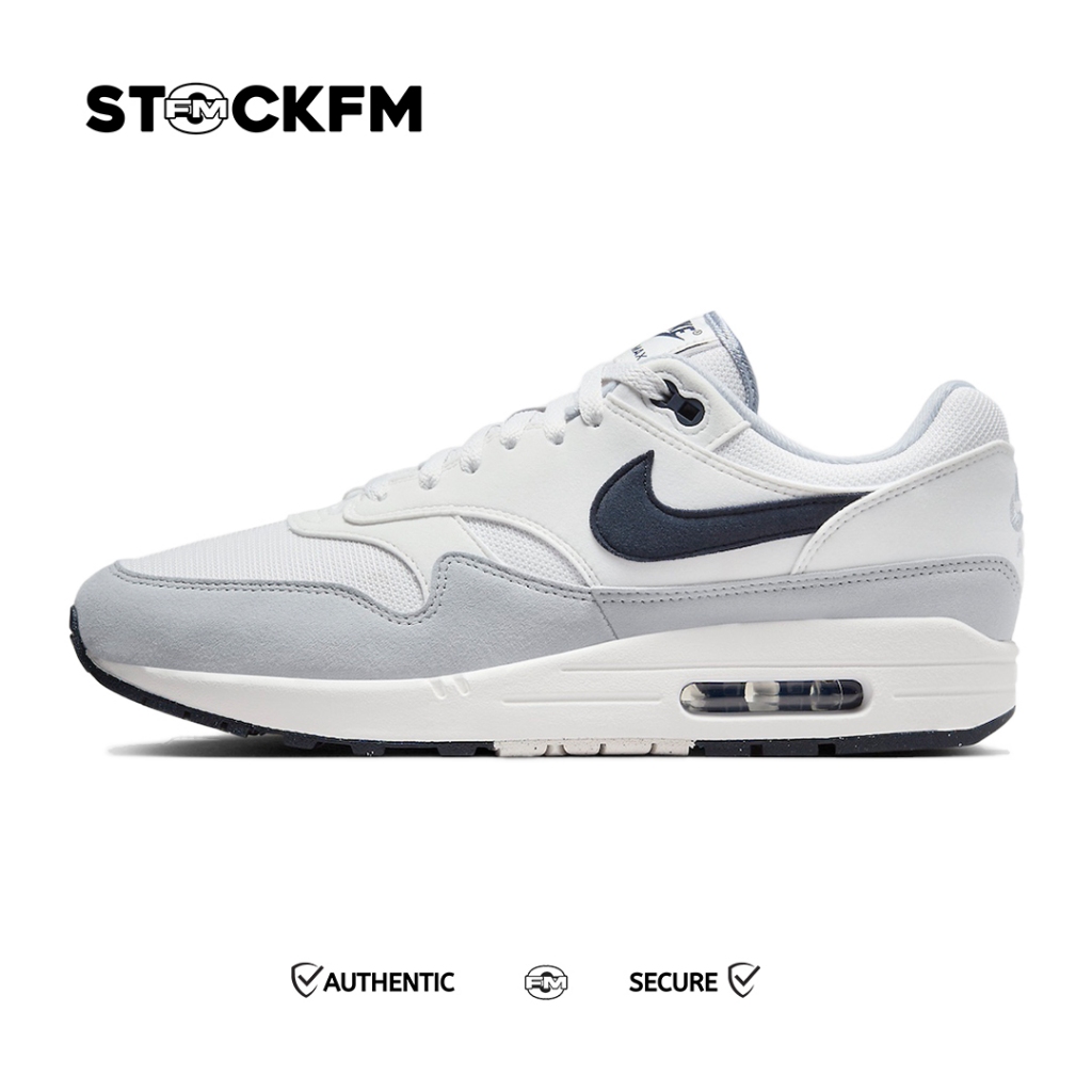 Nike Air Max 1 Platinum Tint Dark Obsidian Wolf Grey Original