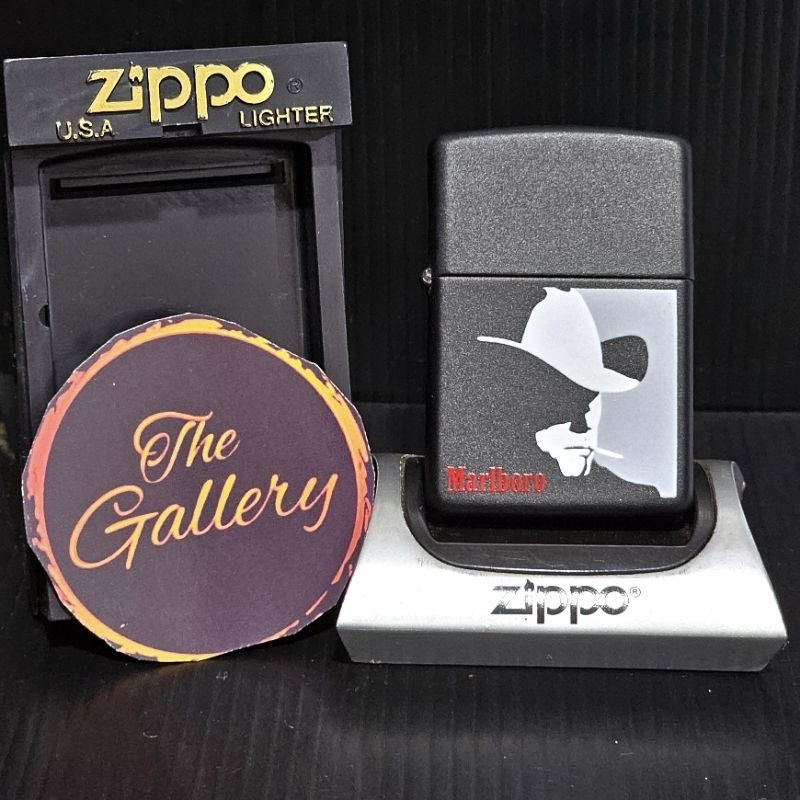 ⭐️⭐️⭐️⭐️⭐️ ORIGINAL ZIPPO MLBR CONTRY MAN COWBOY MOUNTAIN VII TAHUN 1991